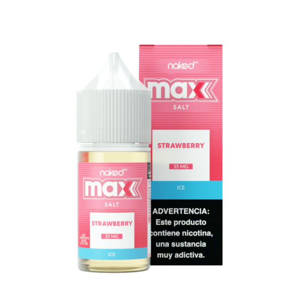 NAKED MAX SALT - STRAWBERRY ICE - 30ml