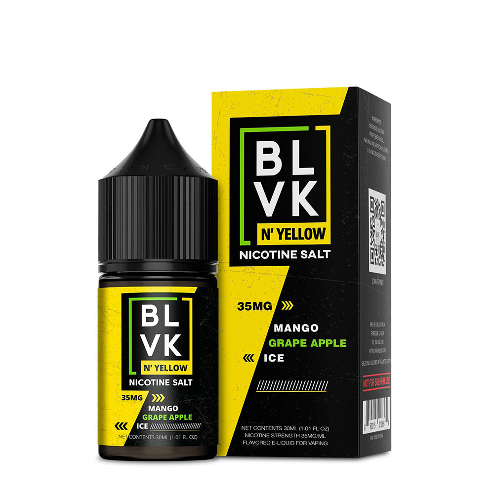 BLVK N'YELLOW SALT - MANGO GRAPE APPLE ICE - 30ml