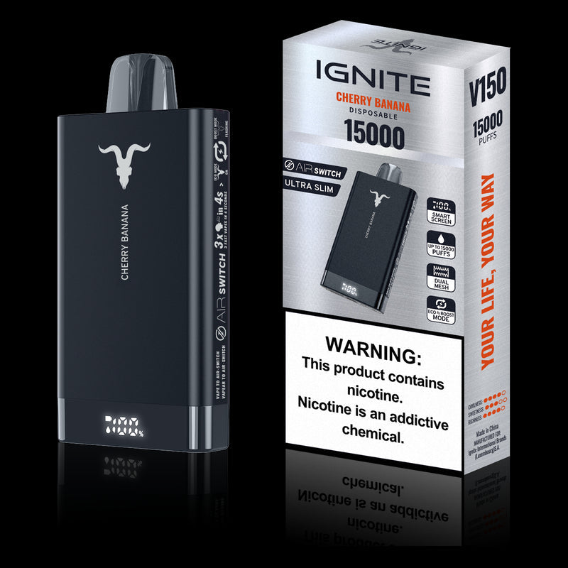 Pod Descartável Ignite V150 / V150 PRO - 5% teor - 15.000 Puffs
