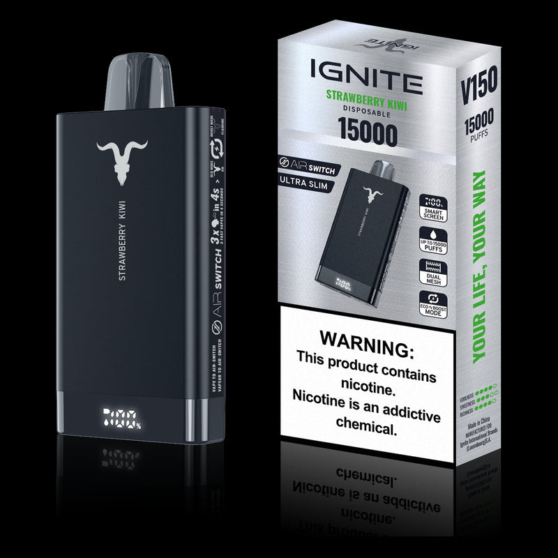 Pod Descartável Ignite V150 / V150 PRO - 5% teor - 15.000 Puffs