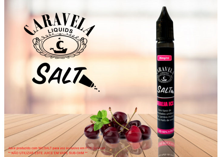 CARAVELA SALT - CEREJA ICE - 15ml