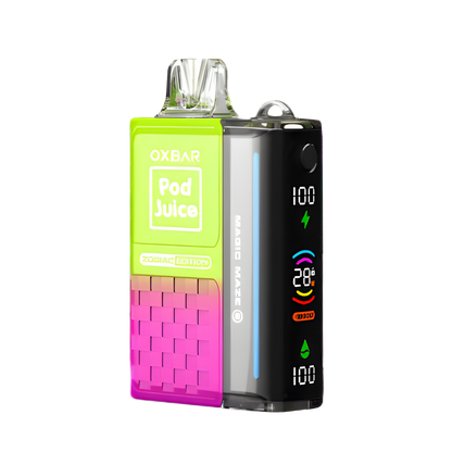 Pod Descartável Oxbar Magic Maze 2.0 - 5%- 30.000 Puffs