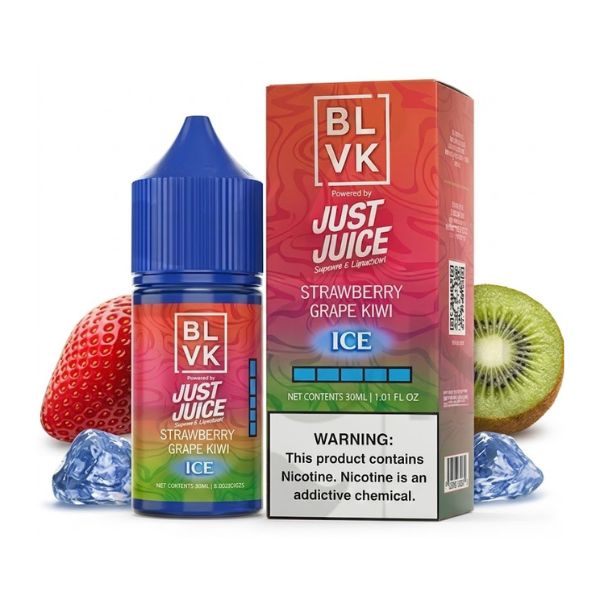 BLVK JUST JUICE SALT - STRAWBERRY GRAPE KIWI ICE - 30ml