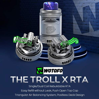 ATOMIZADOR WOTOFO THE TROLL X RTA