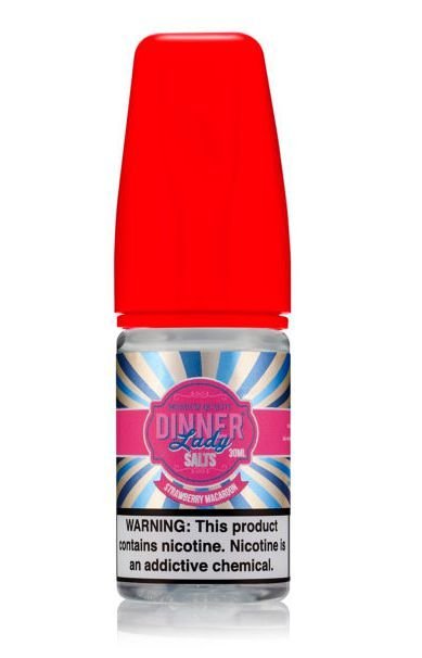 DINNER LADY SALT - STRAWBERRY MACAROON - 30ml