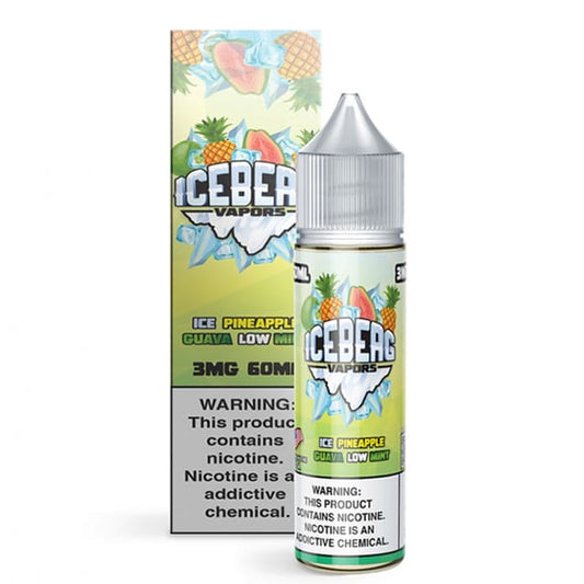 ICEBERG VAPORS - ICE PINEAPPLE GUAVA LOW MINT - 100ml