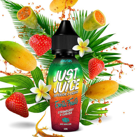 JUST JUICE EXOTIC FRUITS - STRAWBERRY E CURUBA - 60ml