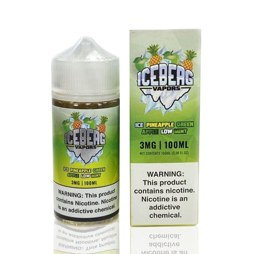 ICEBERG VAPORS - ICE PINEAPPLE GREEN APPLE LOW MINT - 100ml