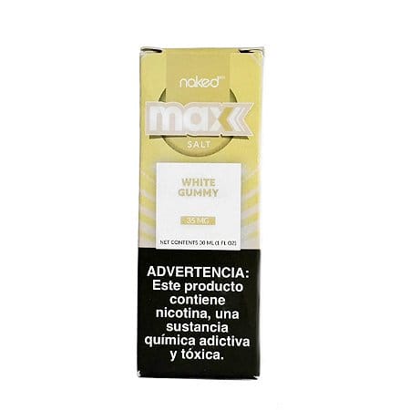 NAKED MAX SALT - WHITE GUMMY - 30ml